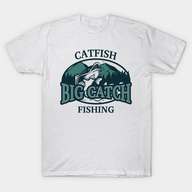 Catfish fishing T-Shirt by Unestore